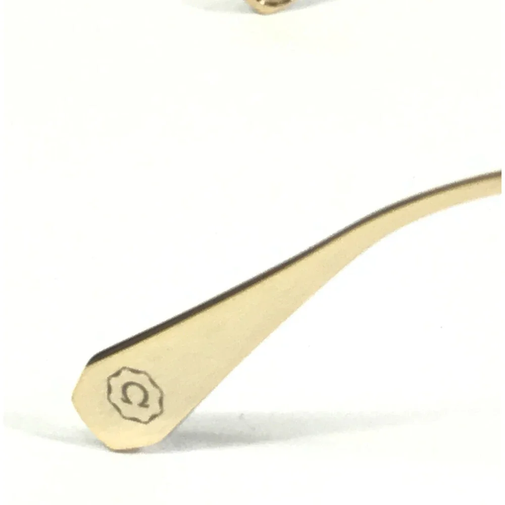 Omega Sunglasses OM0023-H 01A Shiny Black Endura Gold with Gray Smoke Lenses